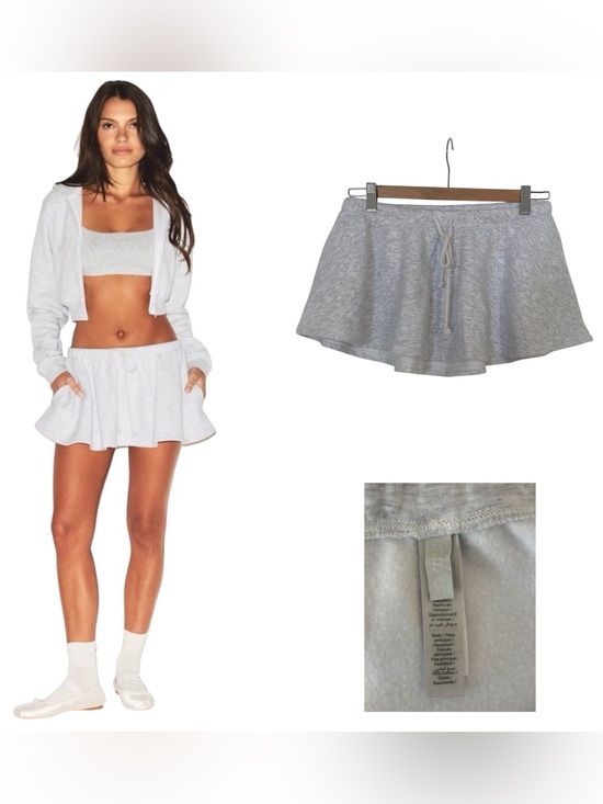 SKIMS Dresses & Skirts - Skims Light Grey Micro Skirt